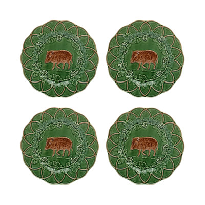 Assiette croustillante Woods, ensemble de 4