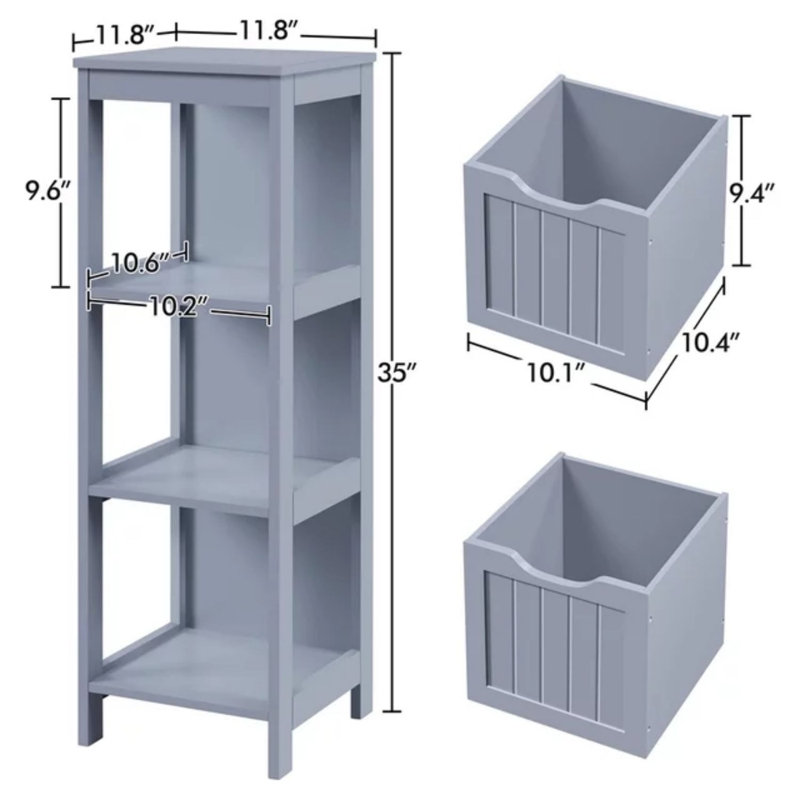 Gianalberto Freestanding Bathroom Cabinet