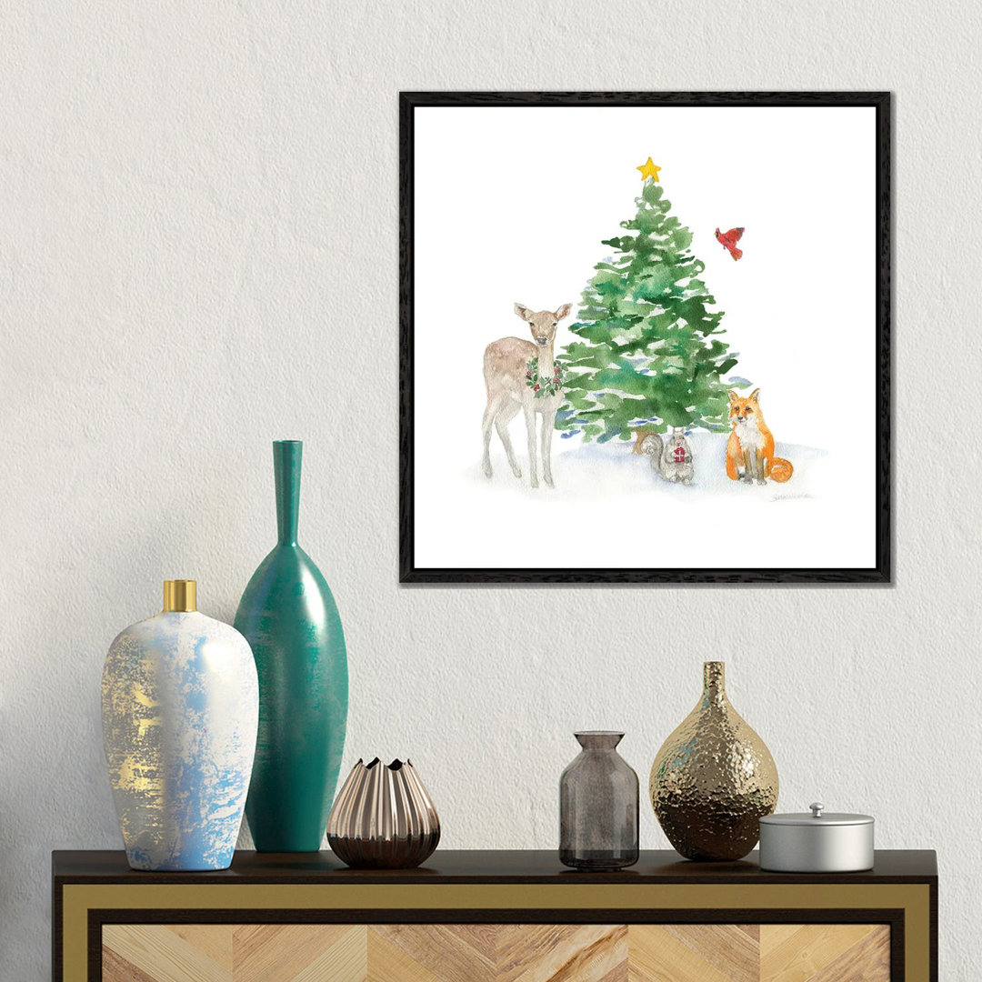 Woodland Animal Christmas von Susan Windsor - Gallery-Wrapped Canvas Giclée on Canvas