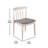 Lastasha Commercial Grade Solid Wood Dining Chairs with Slatted Backrests and Vinyl Seats-809231629-809231628