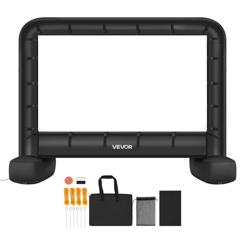 14 ft Inflatable Movie Screen 16:9 600D Movie Projection with Portable Bag