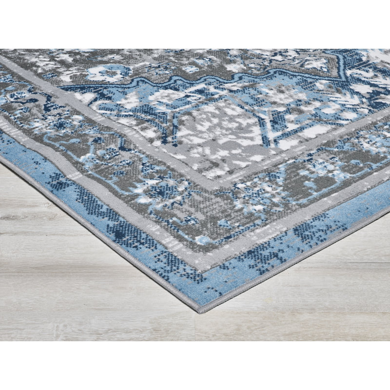 Minton Paisley Flatweave Area Rug, Rectangle 80 x 150cm