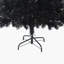 6FT Pre-Lit Artificial Christmas Tree: Curved Whimsical Shape, 900 Tips, Black Finish