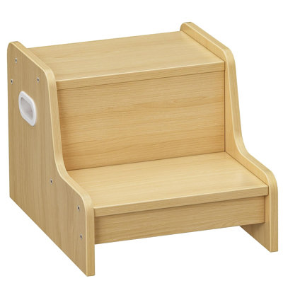 Marchepied pour enfant, marchepied pour tout-petit à deux marches, tabouret pour enfants avec poignées