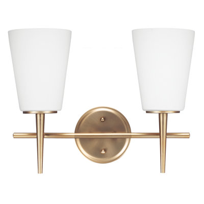 Erlandson 2 Light Dimmable Vanity Light