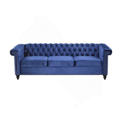 Marcel Rolled Arm Chesterfield Sofa