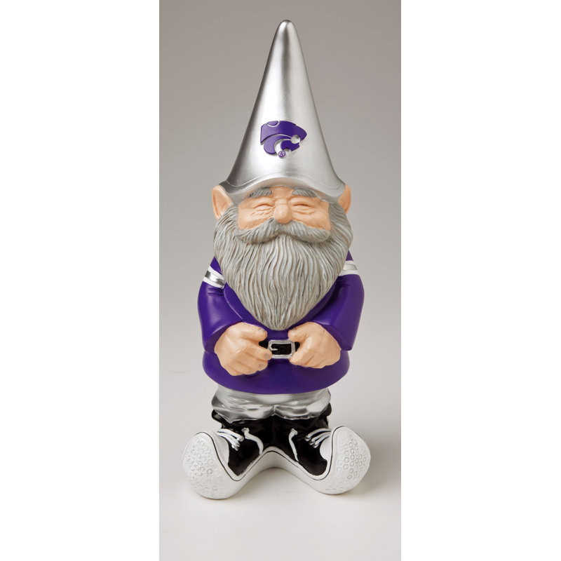 Ornement figurine suspendue gnome de jardin NCAA, Kansas State
