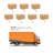 L-shaped Upholstered Sectional Sofa 5-Seat with Storage-1475222737