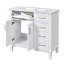 Meuble-lavabo moderne 36 po avec lavabo en céramique et grand rangement-621370615