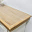 Beige +Burlywood Solid Wood Freestanding Fireplace