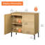Commode pour enfant en roseau 31,5 po avec portes Union-513513368