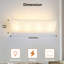 Appliques murales blanches en tissu-672616979-672616989
