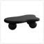 Table basse 47 pouces en forme de nuage avec 3 pieds en forme de boule-774870689-774870693-774870694