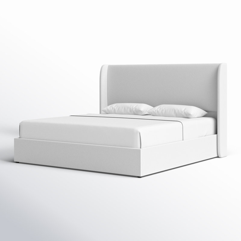 Wade Logan® Brooklinn Upholstered Platform Storage Bed & Reviews | Wayfair