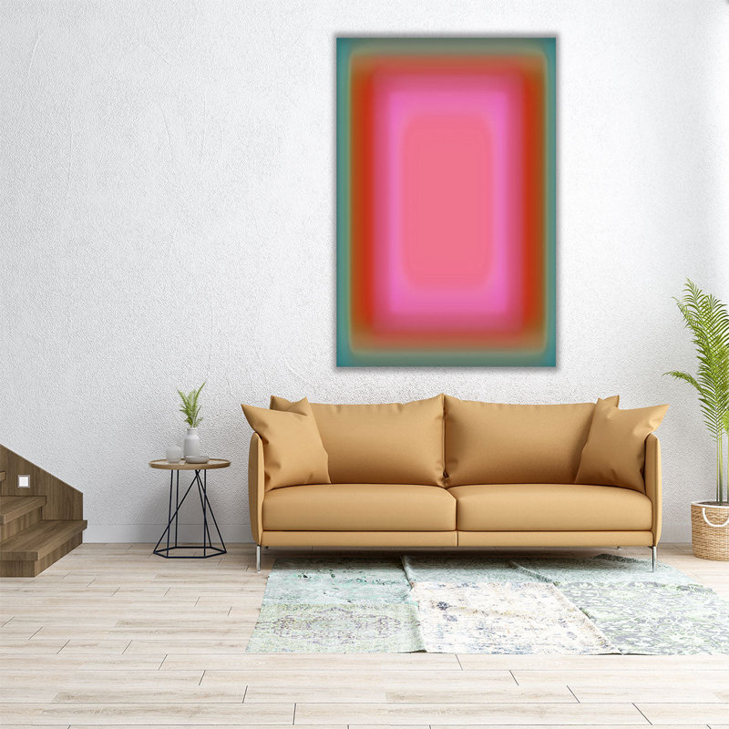 «Vibrant Abstract», reproduction d'art sur toile | Vibrant Aura I, H 30 po x l 20 po