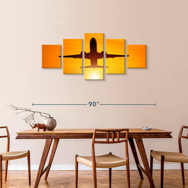 Mehar Airplane Summer Flight, 34" H x 74" W