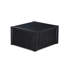 Ensemble de 14 tables de salle à manger comprenant une table rectangulaire, une table basse et 12 chaises en tissu gris foncé Gotham-354193770-354193771-341233437