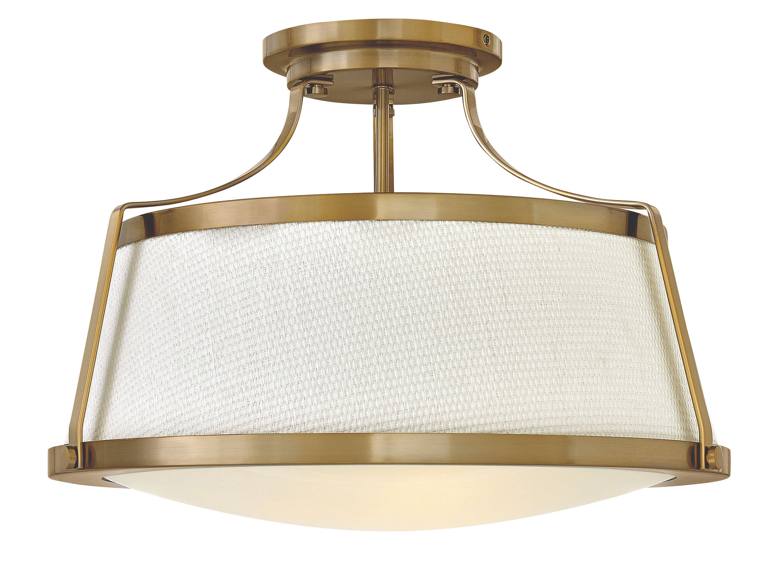 Charlotte 3 - Light 20" Semi Flush Mount
