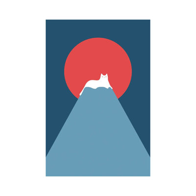 «Cat Landscape XXV III-D» par Lim Heng Swee - impression sur toile tendue