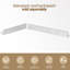 21 po L x 4 po Dosseret de salle de bain H