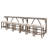 59" Wide 6-Piece Solid Wood Bar Table Set With USB Charging Port And Backless Stools-254101256