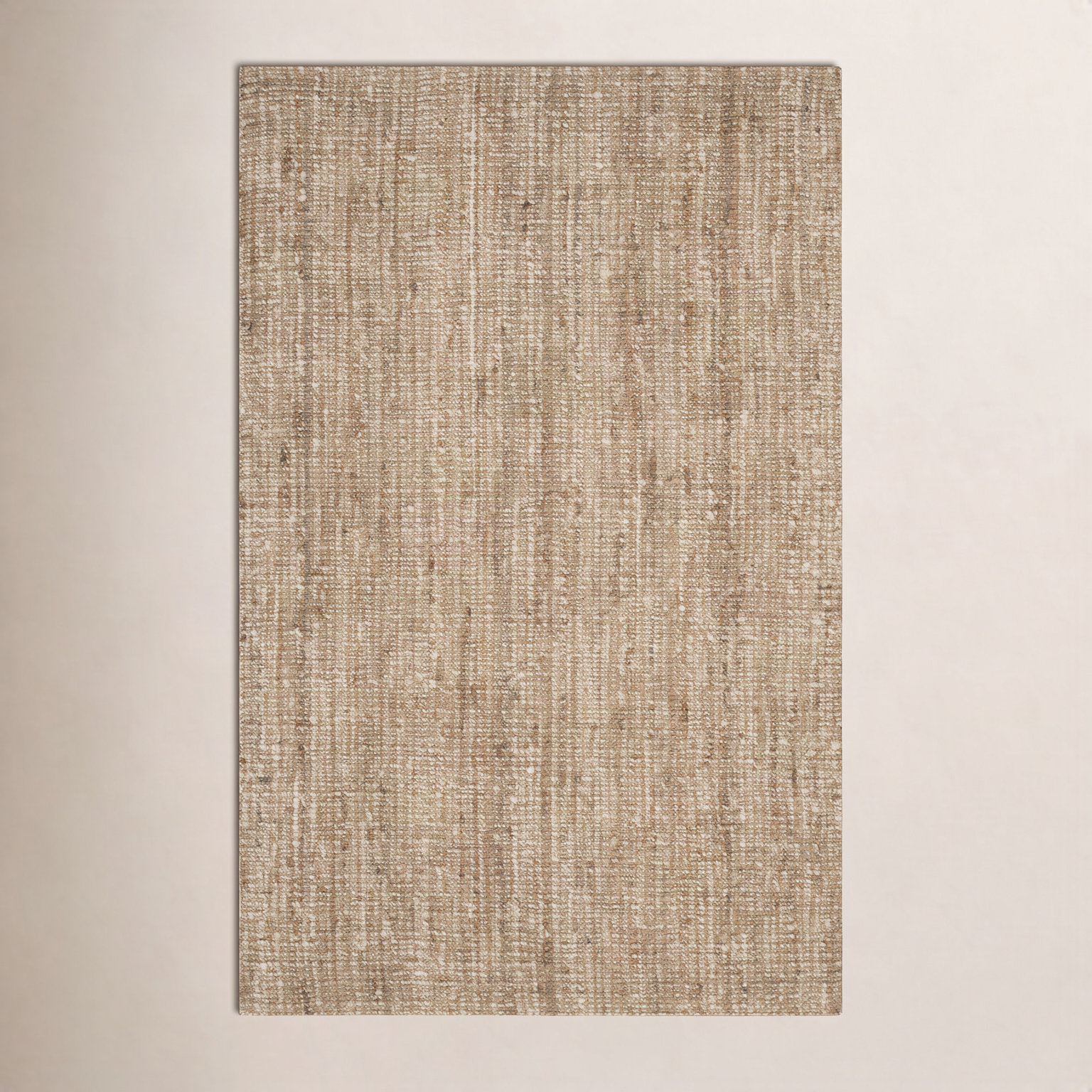 Alda Natural Ivory Hand-Woven Jute Rug, Rectangle 9' x 12'