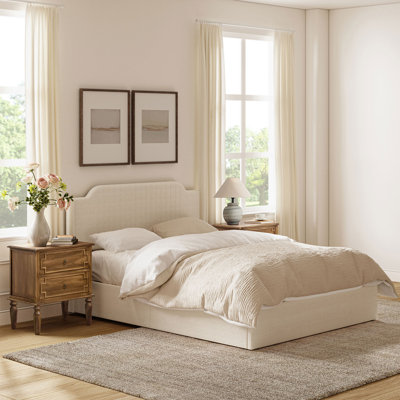 Ensemble de chambre à coucher 3 pièces Timar avec lit de rangement et 2 tables de chevet avec prises intégrées