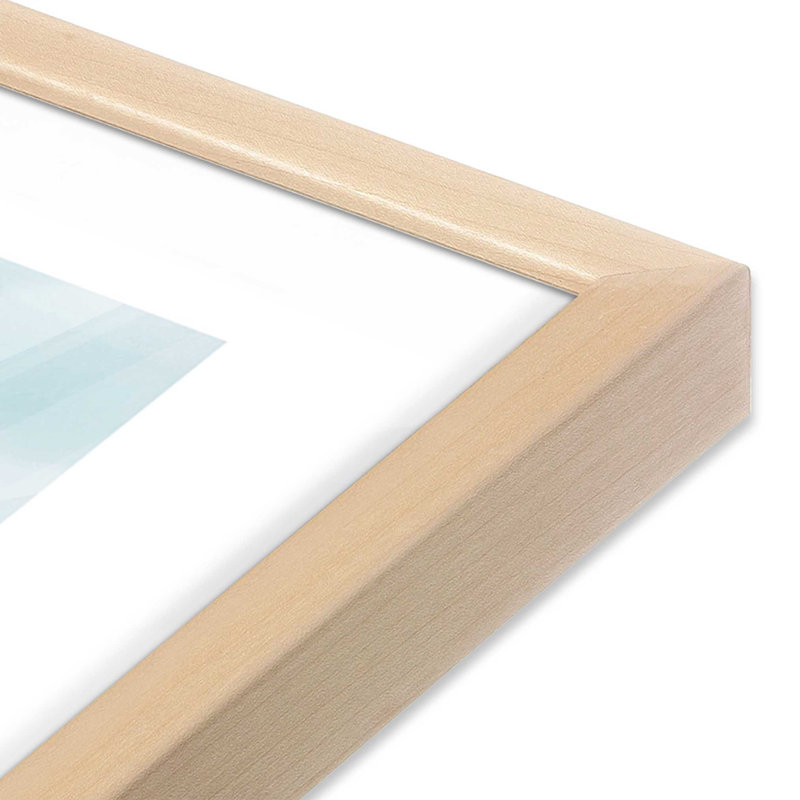 A Venetian Voyage Print, 25" H x 37" W x 1.25" D, Raw Maple Framed