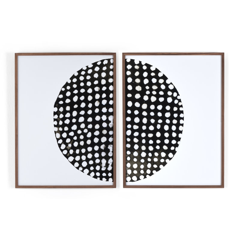Global Disco Diptych, Black Print by Jess Engle, 20" H x 30" W x 1.5" D