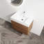 Meuble-lavabo simple 29,5 po avec plateau en résine Caria-119734732