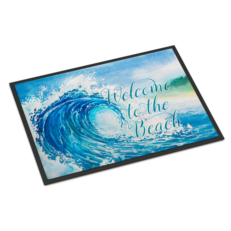 Kaniel Non-Slip Outdoor Doormat, 0.2" H x 36" W x 24" D