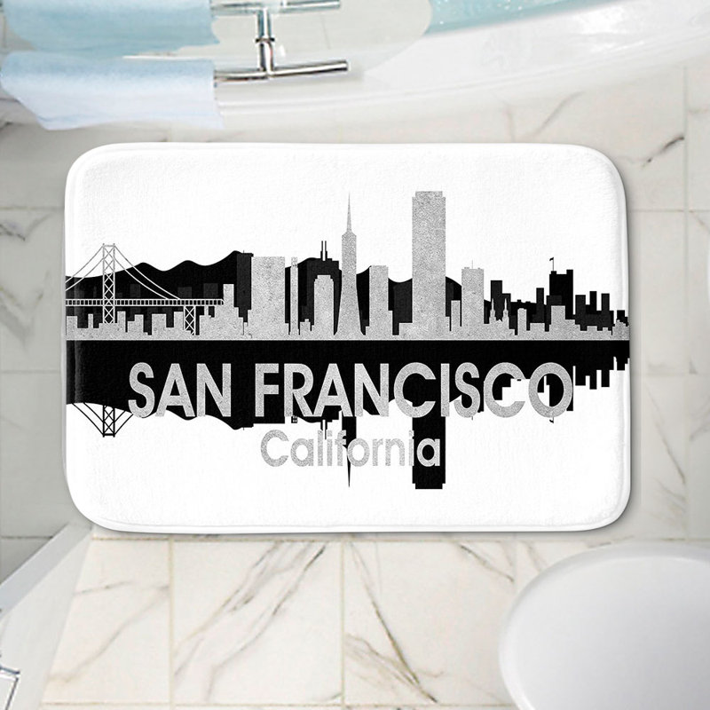 Non-Slip Bath Mat, 24" W x 17" L x 1" H