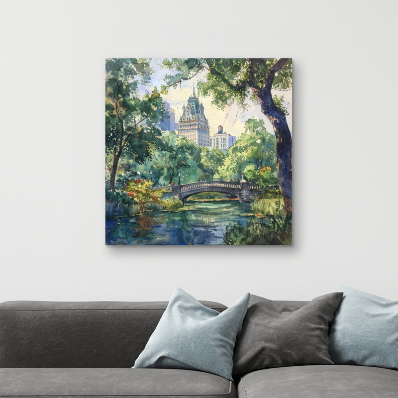 Castle - 32"x32" art on canvas