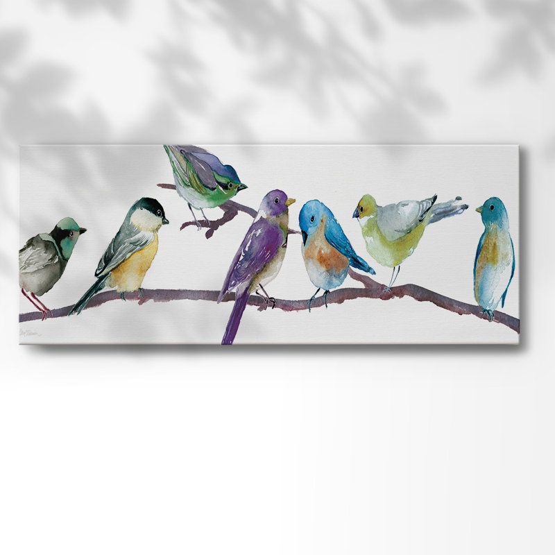 Tache colorée sur toile, H 8 po x l 20 po x P 1,5 po