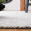 Tapis ivoire en laine et coton tissé à la main Broady-373520544