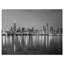 " Chicago Skyline At Night Black And White "-458113575-415524406