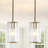 1-Light Modern Crystal Single Pendant Light With Adjustable Height-1915699886