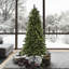 Lighted Artificial Spruce Christmas Tree-2144803833