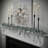 72" Weathered Button leaf garland