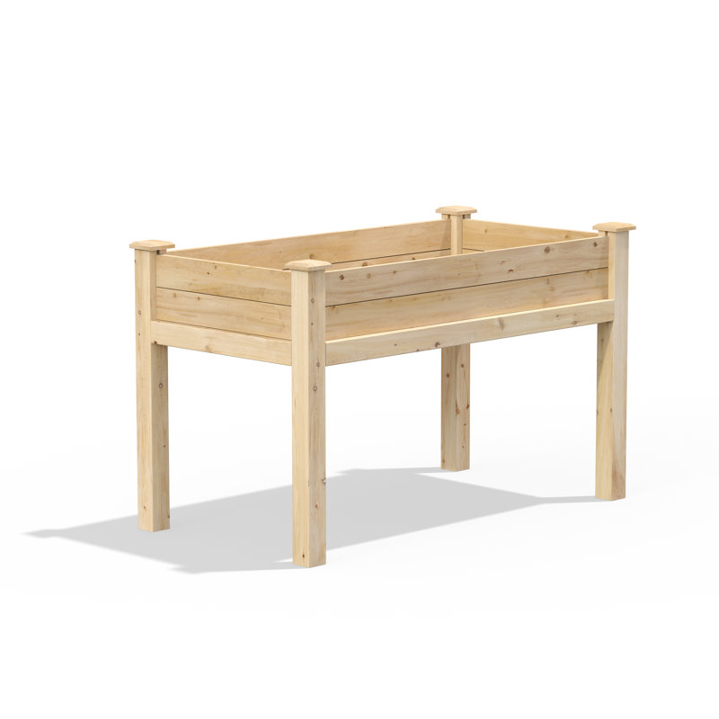 24 In. W X 48 In. L X 31 In. H Original Cedar Elevated Garden Bed