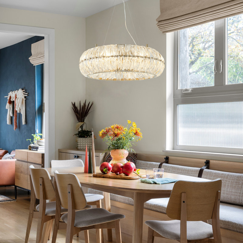 8-light Dimmable Ring Chandelier