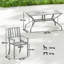 6 - Person Patio Dining Set with Rectangular Table
