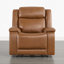 Fauteuil inclinable électrique en cuir véritable Zero Wall-2134244582