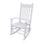 Chaise berçante en bois blanc-606097866