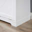 Armoire à poubelle double inclinable pour la cuisine, la salle de lavage et la salle de bain, pouvant contenir deux bacs de 10 gallons, armoire à ordures désodorisante avec assainisseur d'air, blanc