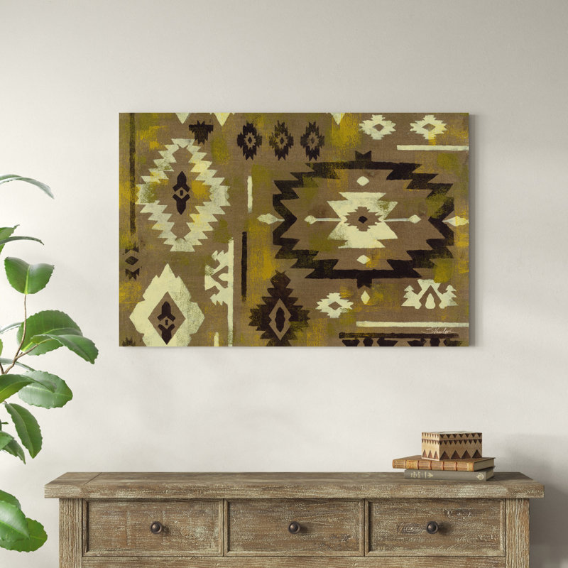 «Of the West» par Silvia Vassileva - peinture sur toile tendue, H 32 po x l 48 po x P 1,25 po
