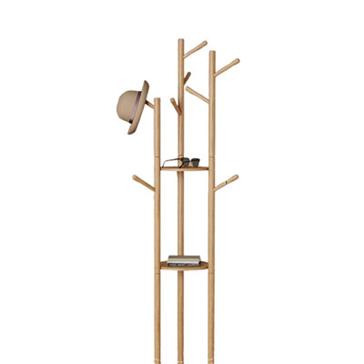 Porte-chapeau rotatif en bois massif
