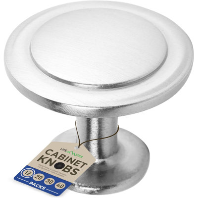 Hall & Closet Brushed Nickel Round