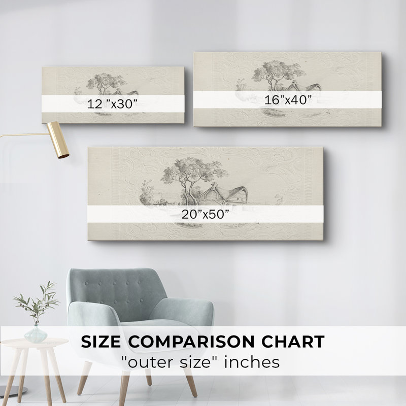 Série abstraite - CMXIV - Toile tendue avec châssis - Prêt à accrocher, H 16 po x l 40 po