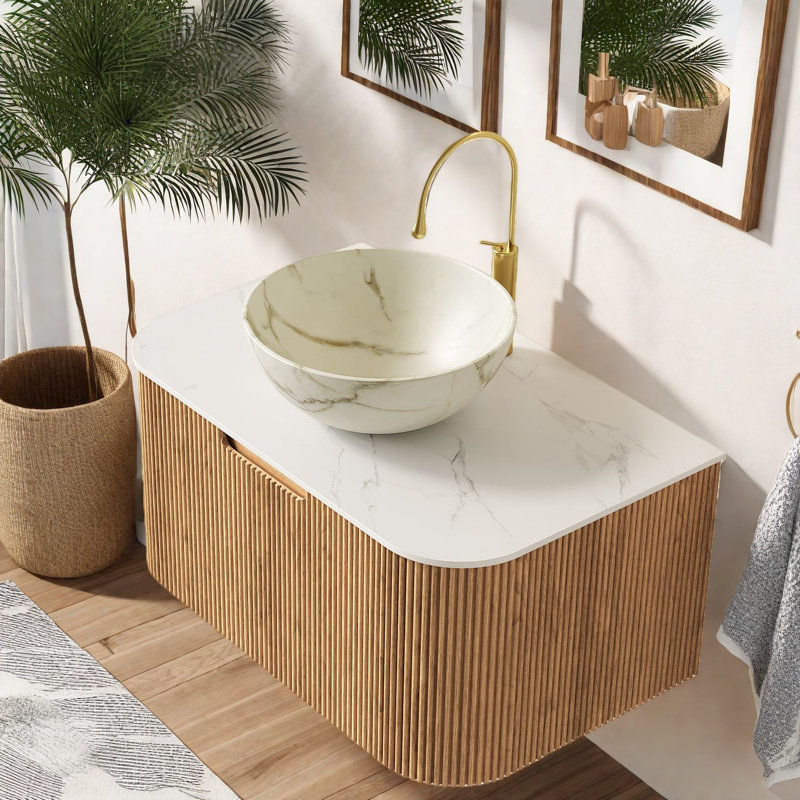 Meuble-lavabo et lavabo flottant Modern